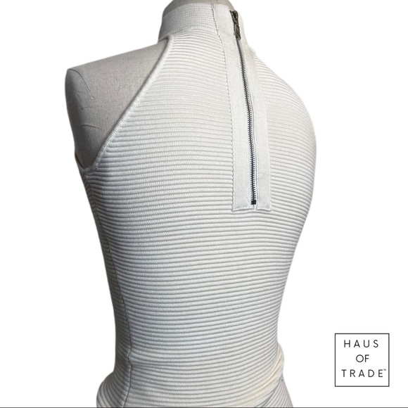 TORN White Halter Knit Dress - Picture 8 of 15